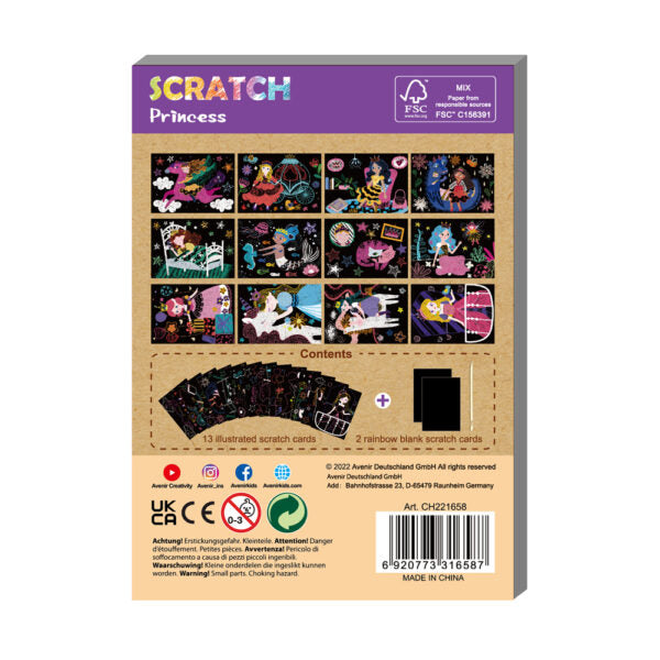 Avenir MINI SCRATCH BOOK