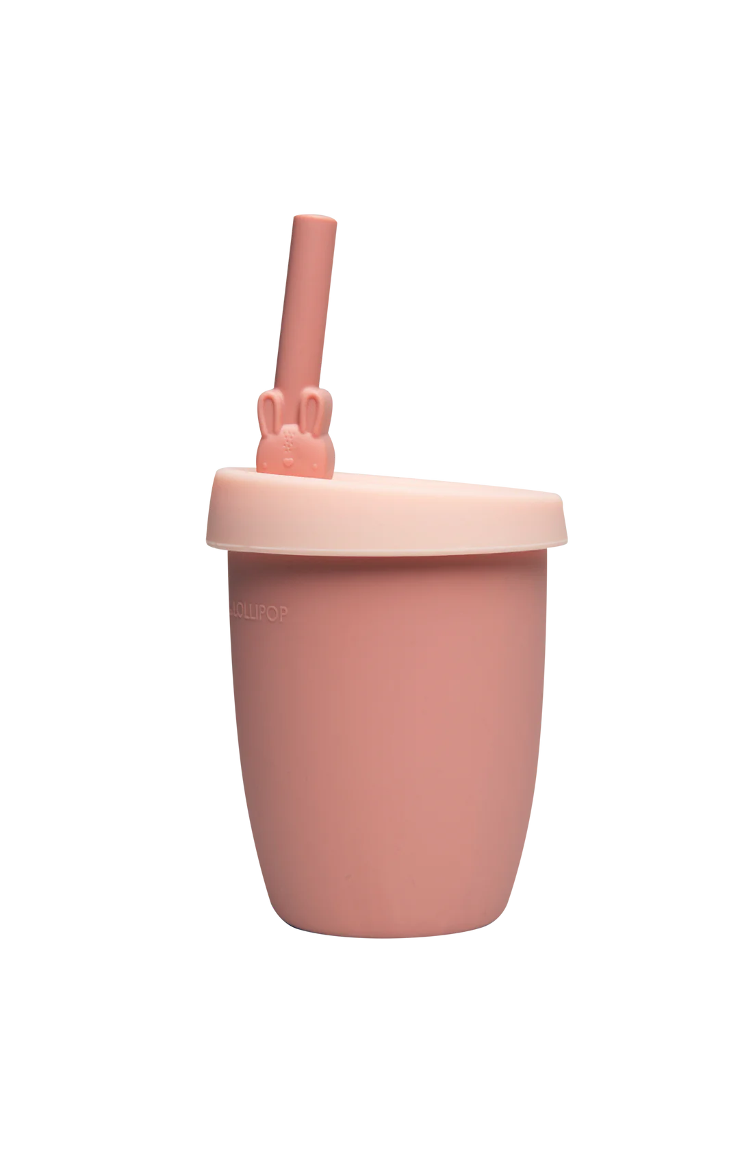 LOULOU LOLLIPOP Kids Silicone Cup with Straw