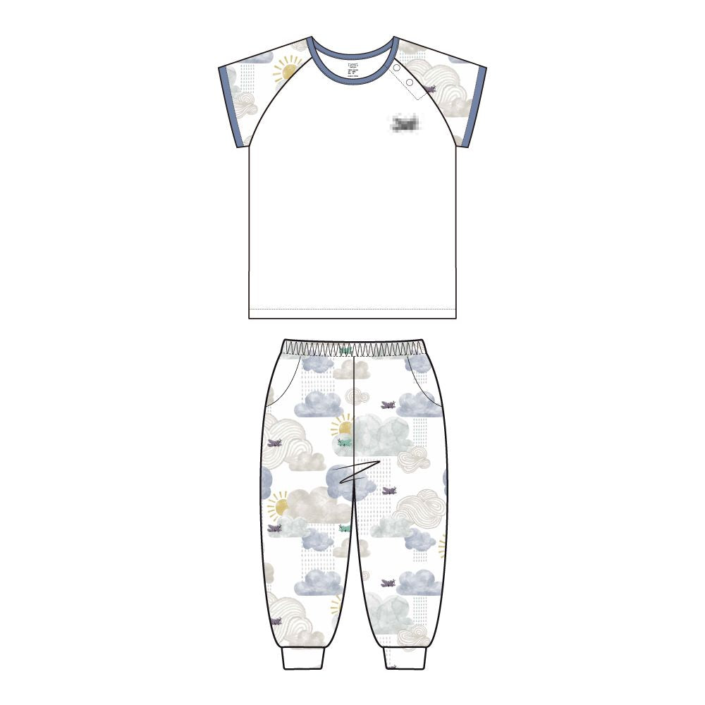 Nest DesignShort Sleeve Play Set (Avocado Bamboo) - Fluffy Puffs