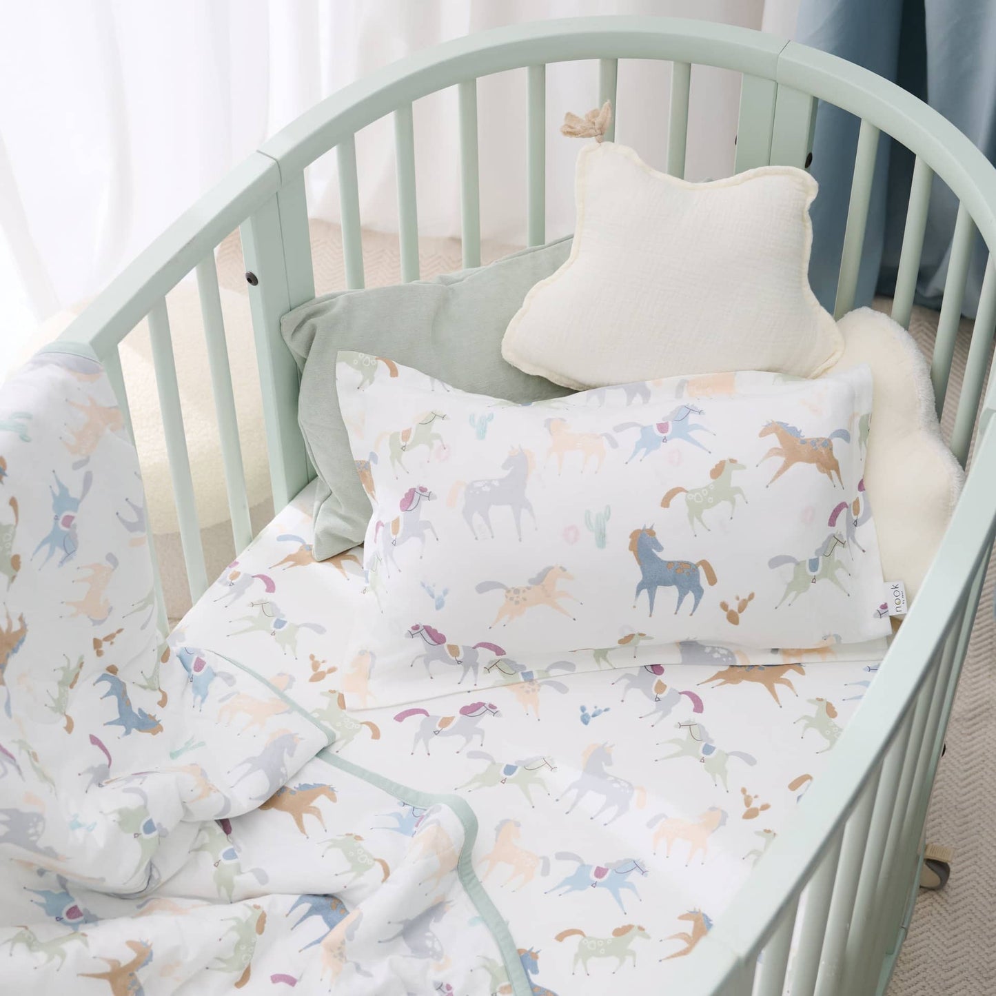 Nest Designs Crib Sheet Small - Pony Express