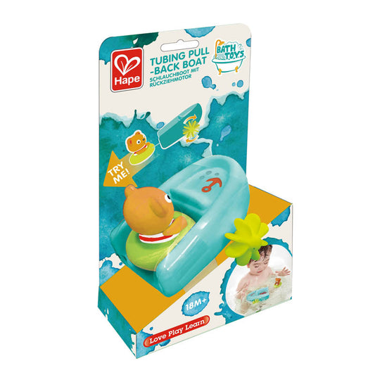 Hape® TUBING PULL-BACK BOAT