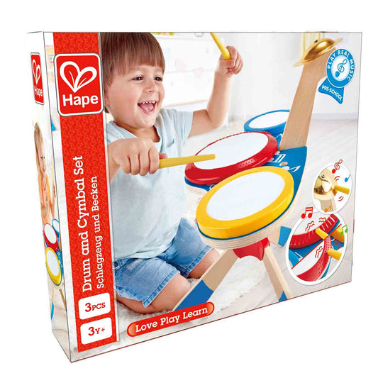 Hape® DRUM & CYMBAL SET