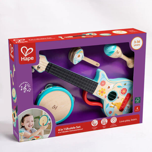 Hape® 4-IN-1 PERCUSSION SET