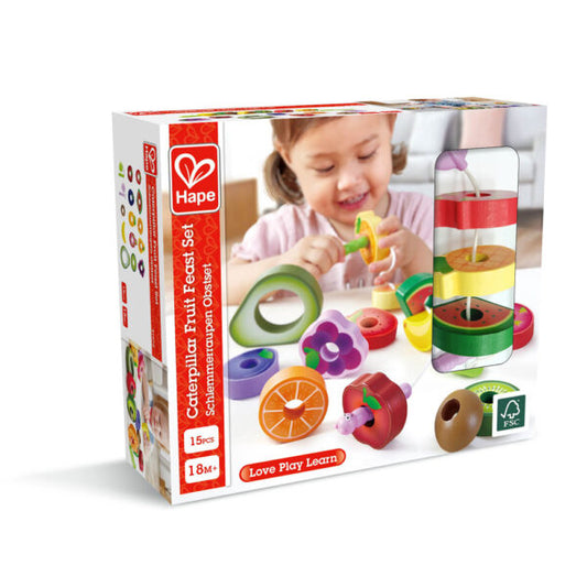 Hape CATERPILLAR FRUIT FEAST SET