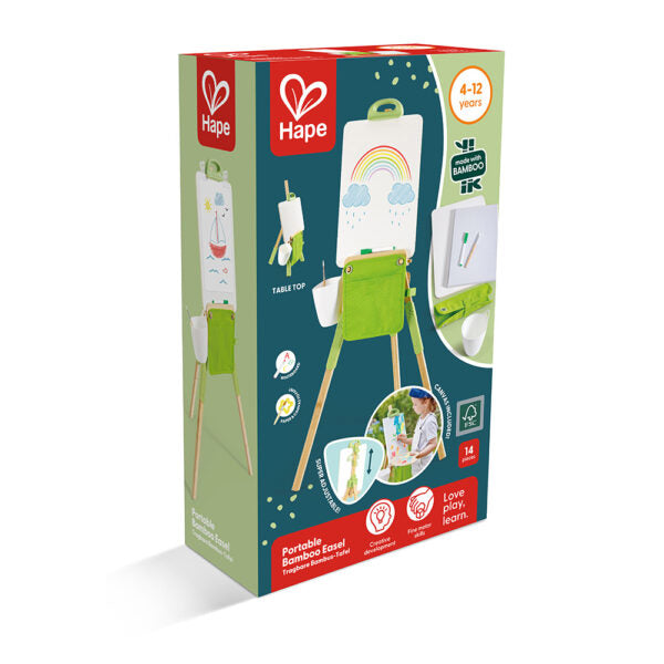 Hape® PORTABLE BAMBOO EASEL – HAPE