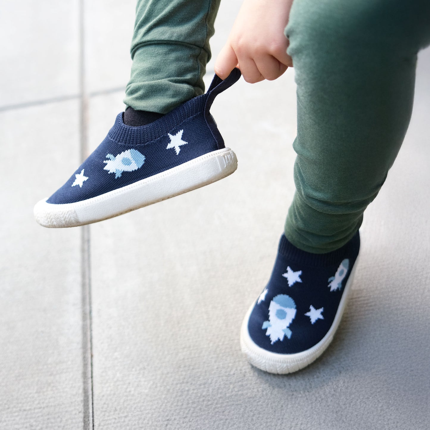 Jan and Jul  | Graphic Knit Shoe