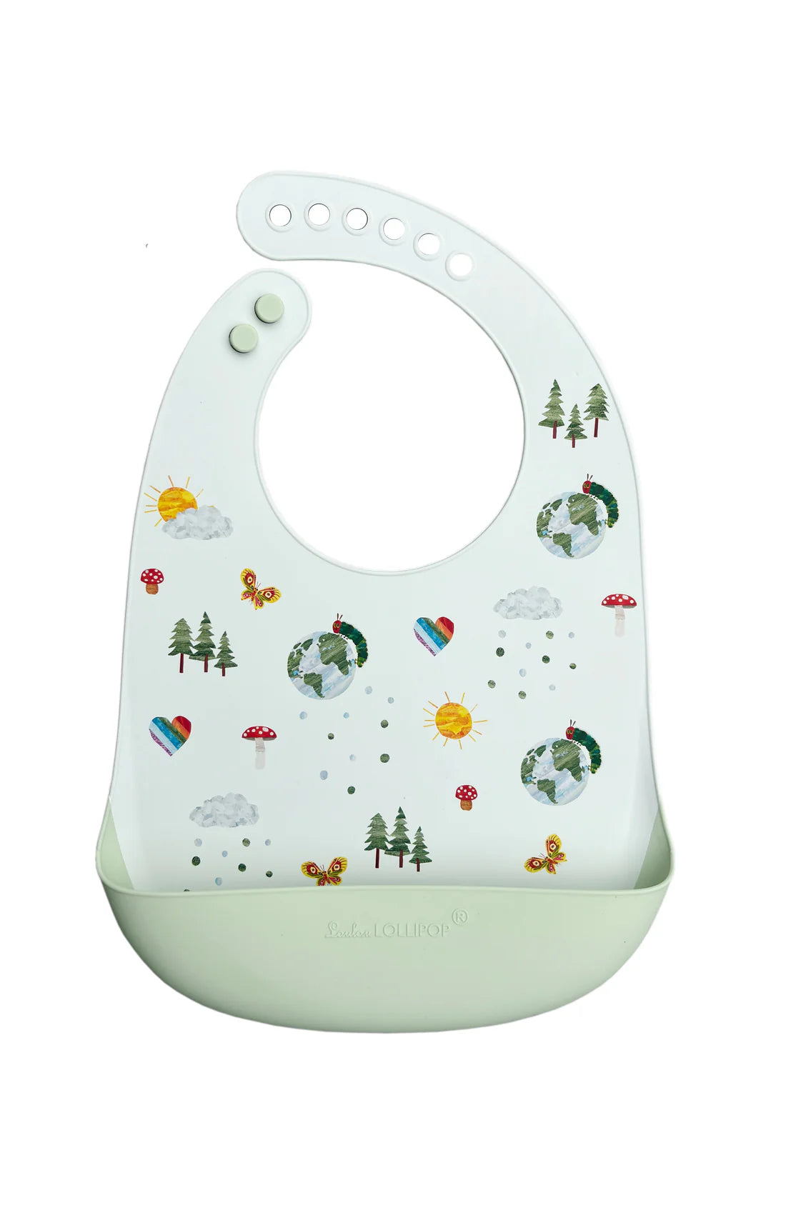 LOULOU LOLLIPOP Eric Carle - Silicone Bib - World of Wonder