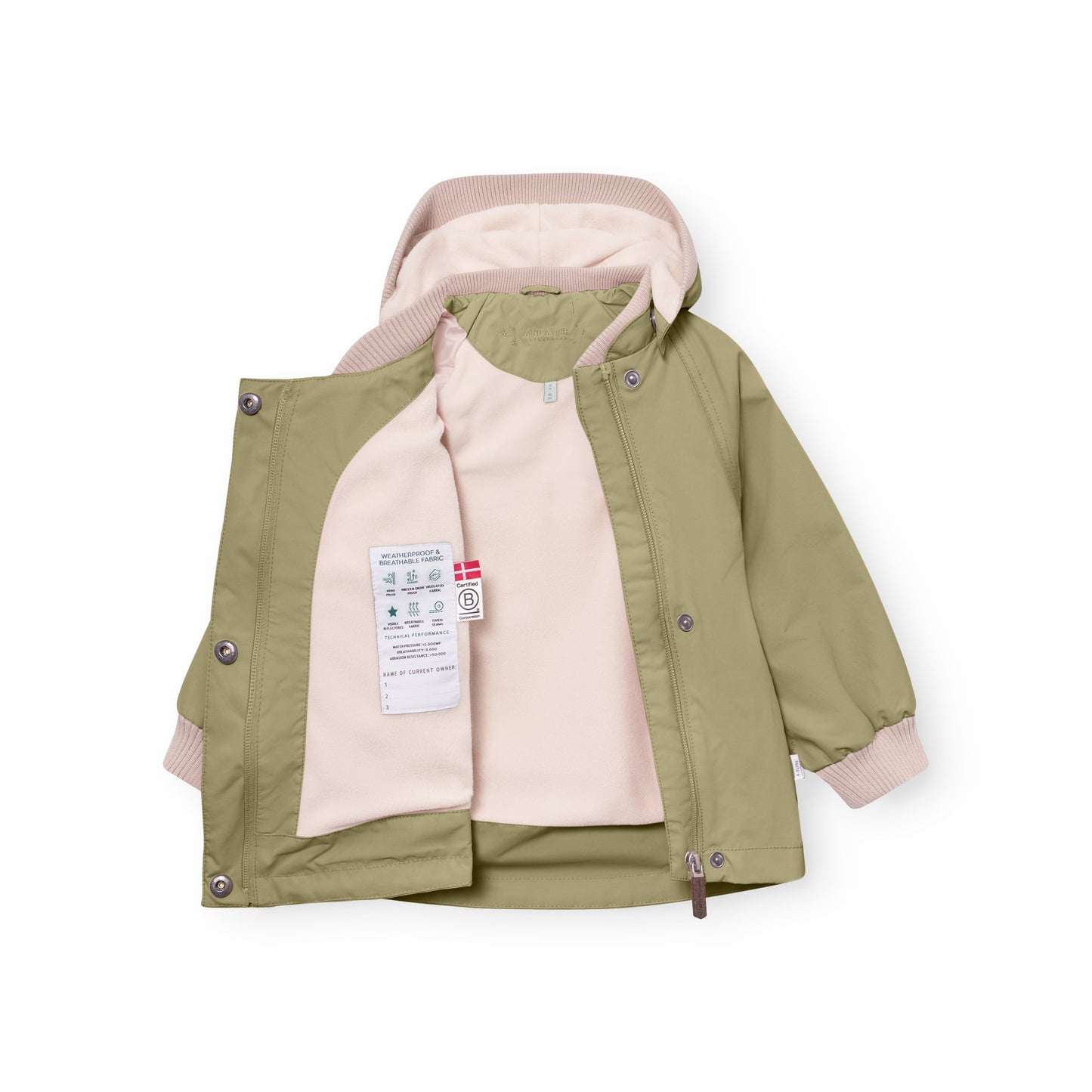 Mini A Ture MATWAI fleece lined jacket. GRS