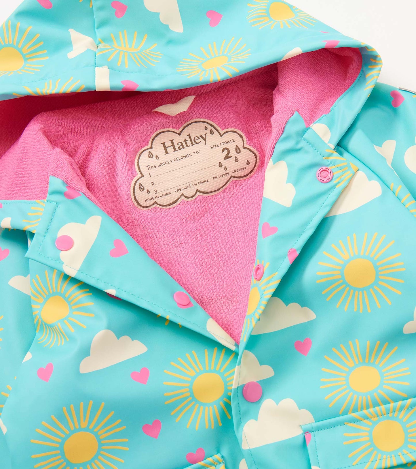 Hatley happy skies preschool raincoat