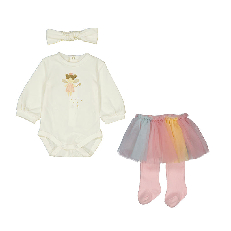 Mayoral Bodysuit w/ tutu set - Mutilcolou