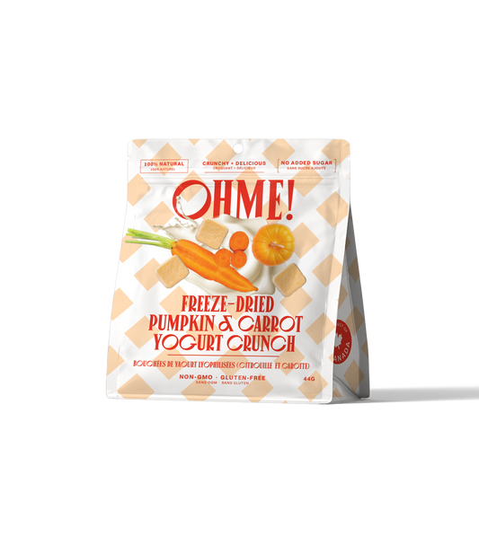 OHME! Freeze-Dried PUMPKIN & CARROT Yogurt Crunch