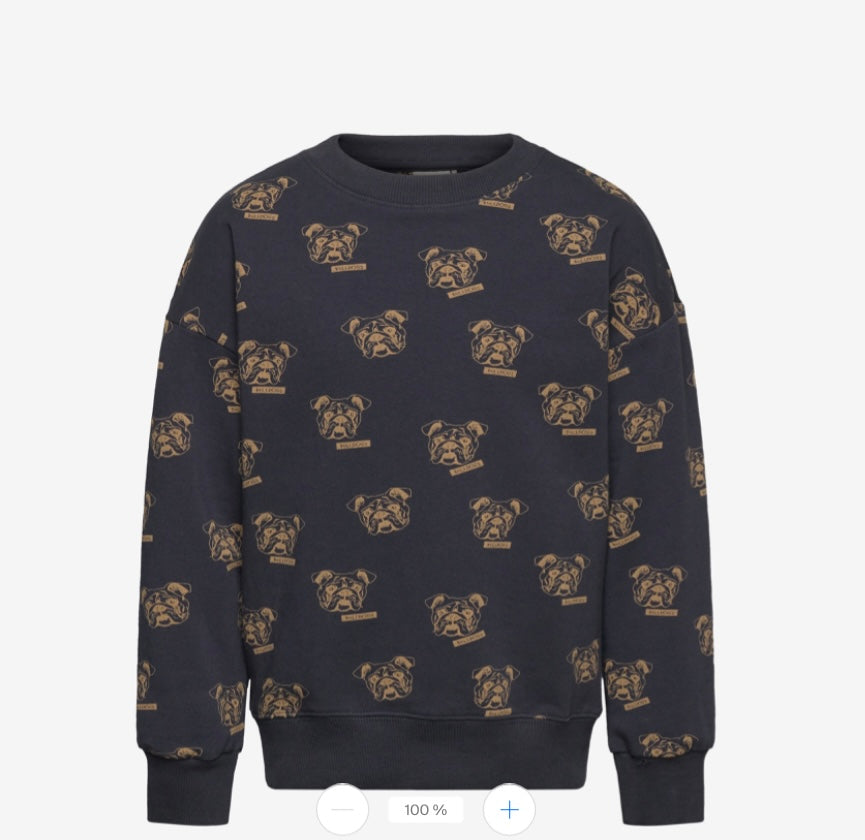 Minymo Sweatshirt LS AOP - Parisian Night