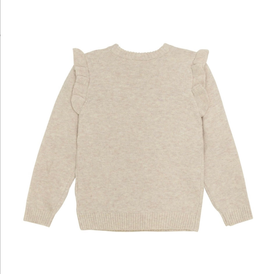 Minymo Pullover Knit - Beige Melange