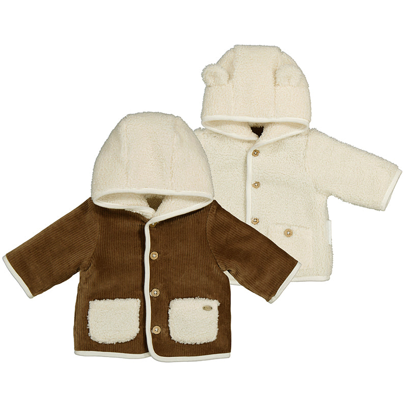 Mayoral Reversible coat with bear ears