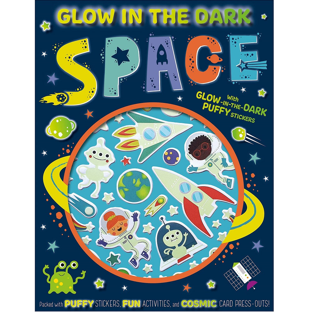 Glow In The Dark Space Activity Book