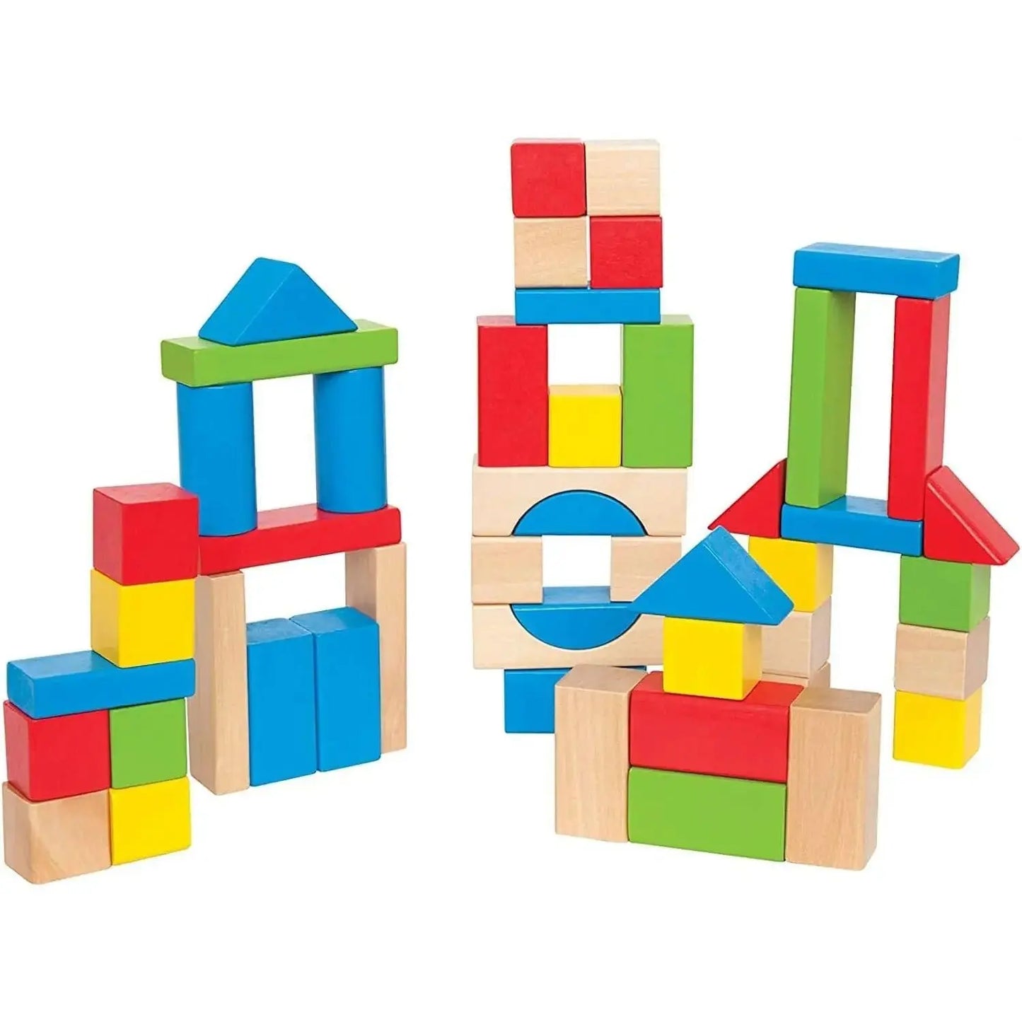 Hape® Maple Wood Kids Building Blocks