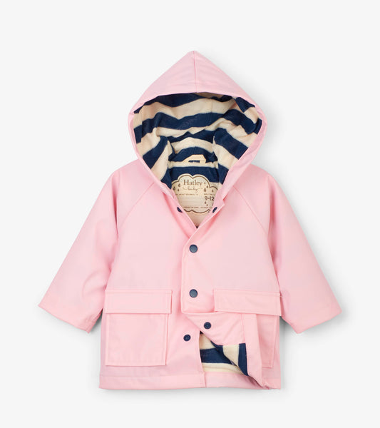 Hatley Pink Baby Raincoat