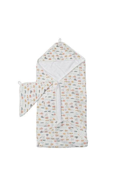 Loulou Lollipop Hooded Towel Set in Camper Van - product photo