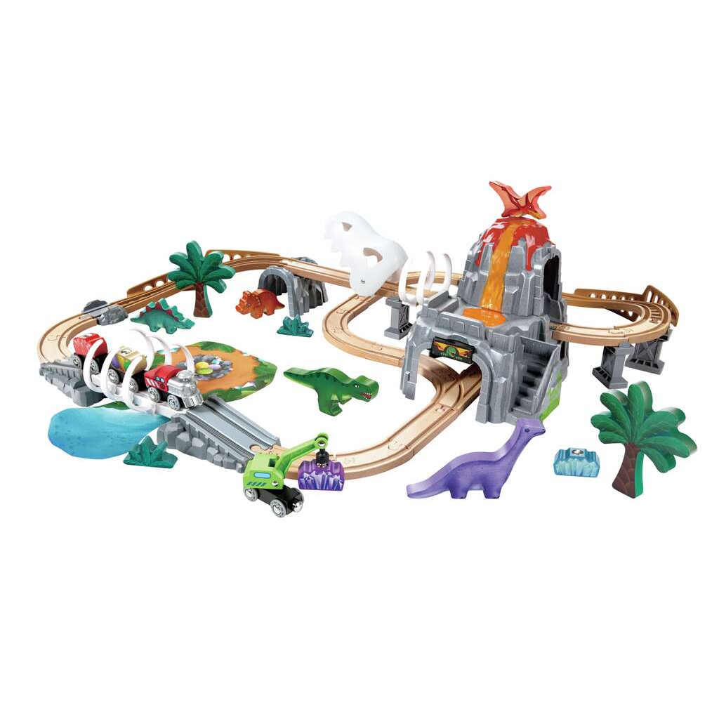 Hape - DINO RAILWAY ADVENTURE SET