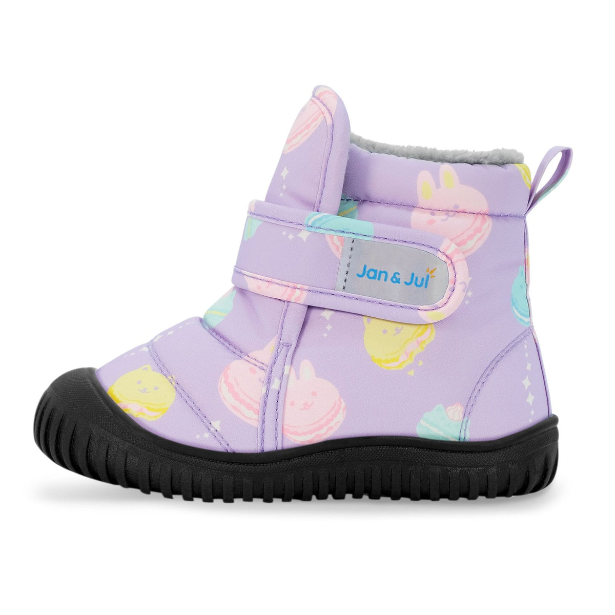Jan & Jul Toasty-Dry Booties in Macarons - side view
