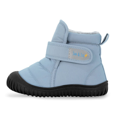 Jan & Jul Toasty-Dry Booties in Dusty Blue - side view