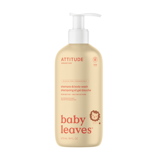 ATTITUDE 2-in-1 Shampoo & Body Wash: Baby Leaves