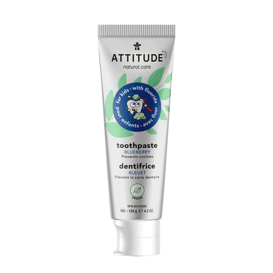 ATTITUDE Kids Toothpaste with fluoride.