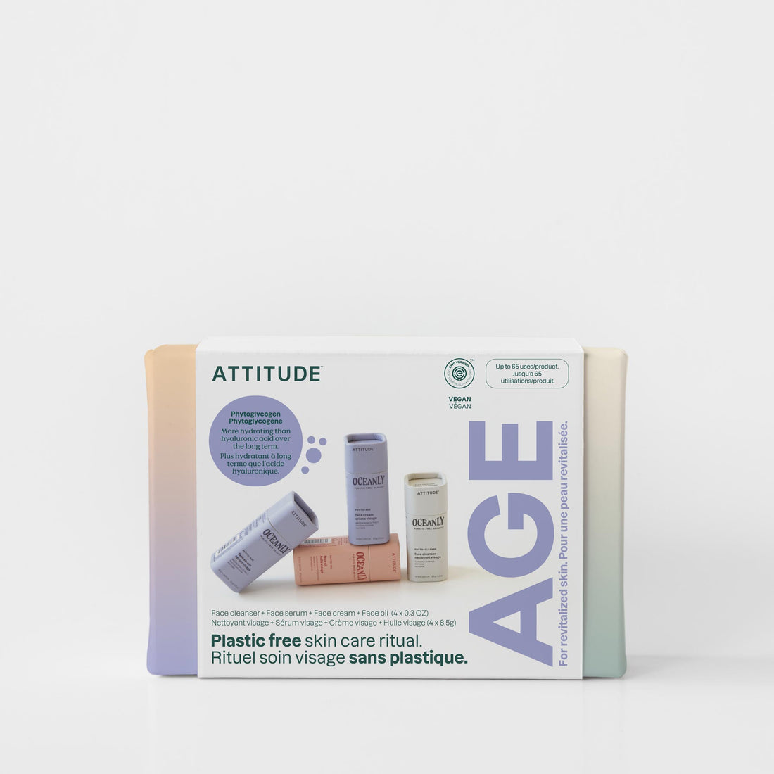 ATTITUDE Anti-aging Skin Mini Ritual Set : Oceanly