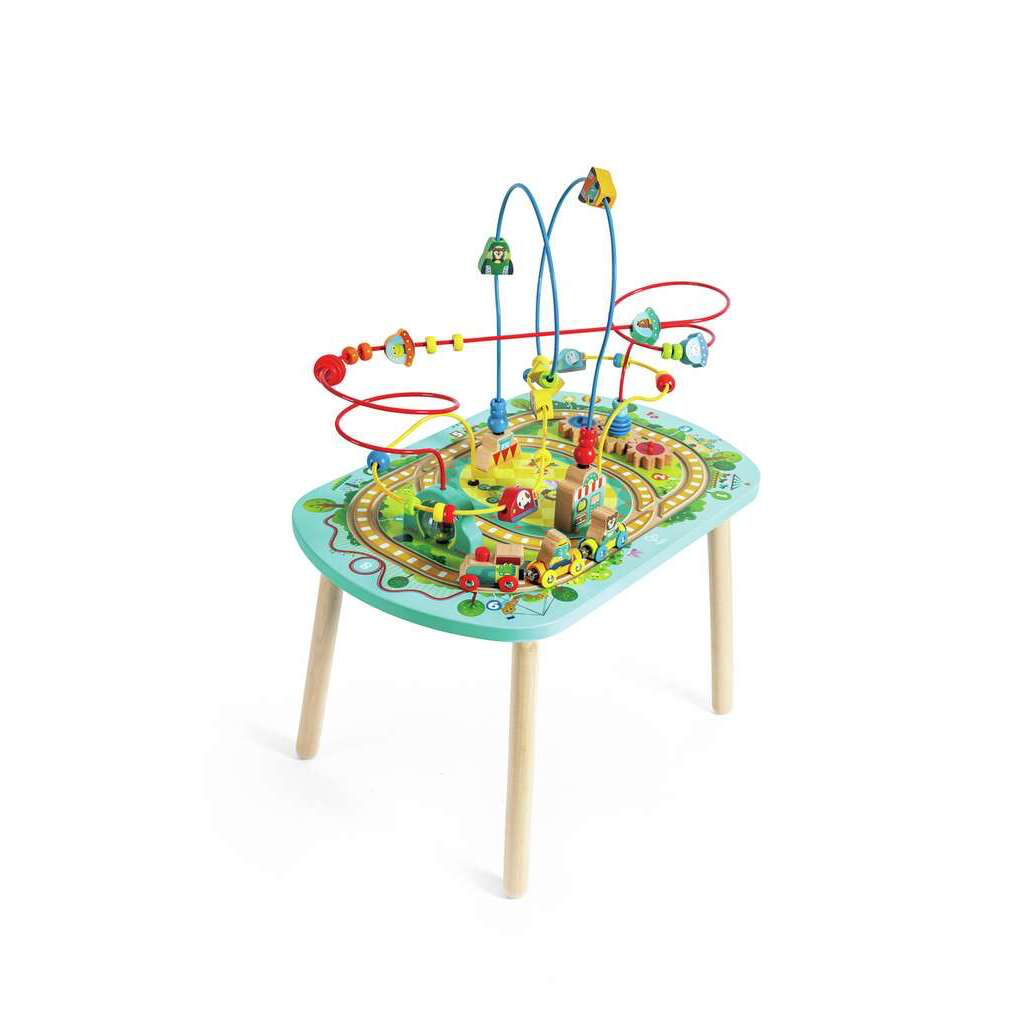 Hape® Twisting Railway Maze Table