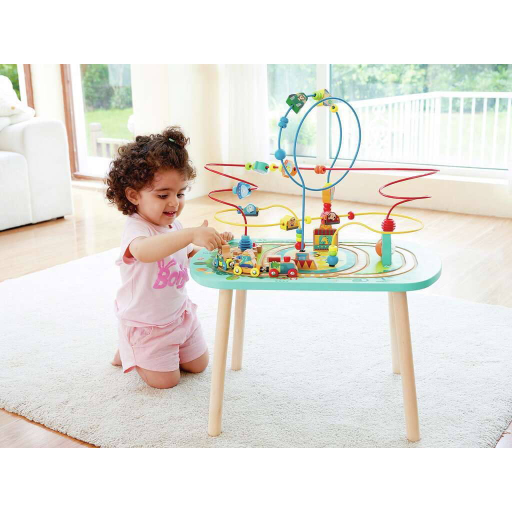 Hape® Twisting Railway Maze Table