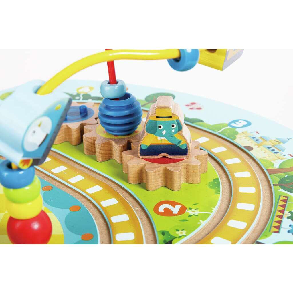 Hape® Twisting Railway Maze Table