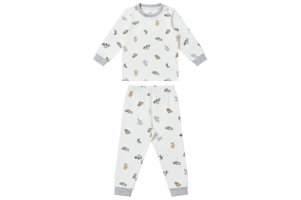 Nest Designs Long Sleeve Two-Piece Pj Set (Organic Cotton) - Safawhee!