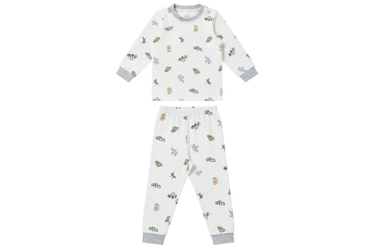 Nest Designs Long Sleeve Two-Piece Pj Set (Organic Cotton) - Safawhee!