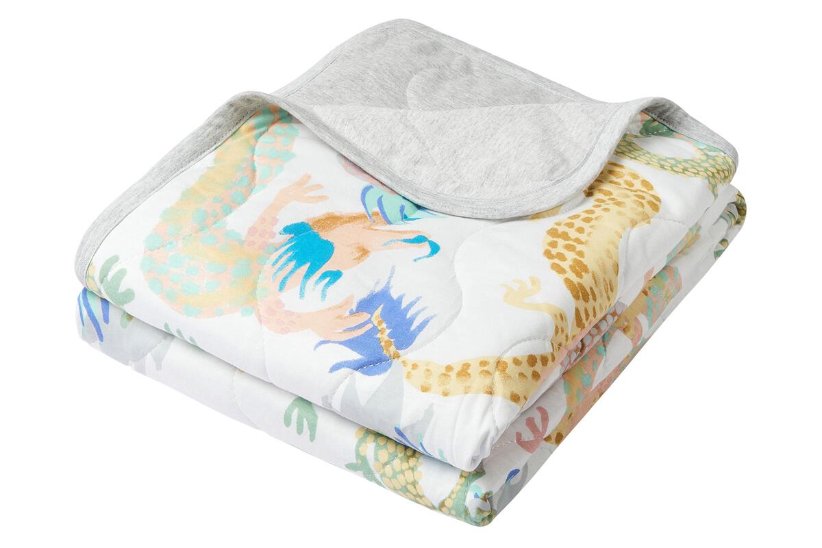 Nest Designs Small Cozy Blanket (Bamboo Jersey) - Dragon Dance