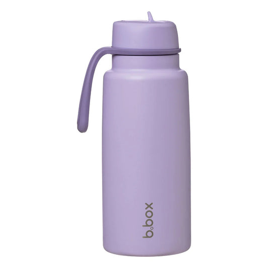 B.BOX 1L Insulated Flip Top Bottle - Lilac Love