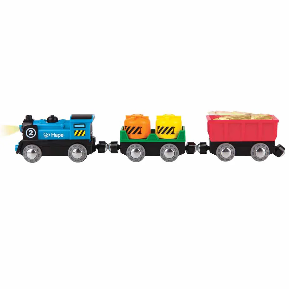 Hape® BATTERY POWERED ROLLING-STOCK SET