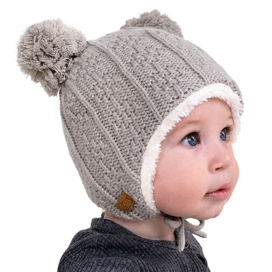 Jan and Jul Kids Knit Winter Earflap Hats