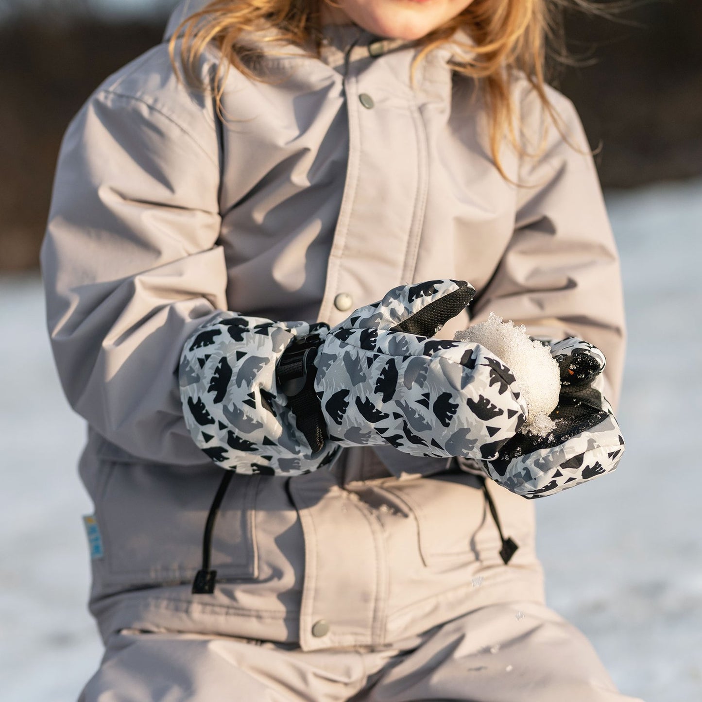 Jan and Jul Kids waterproof snow mitten