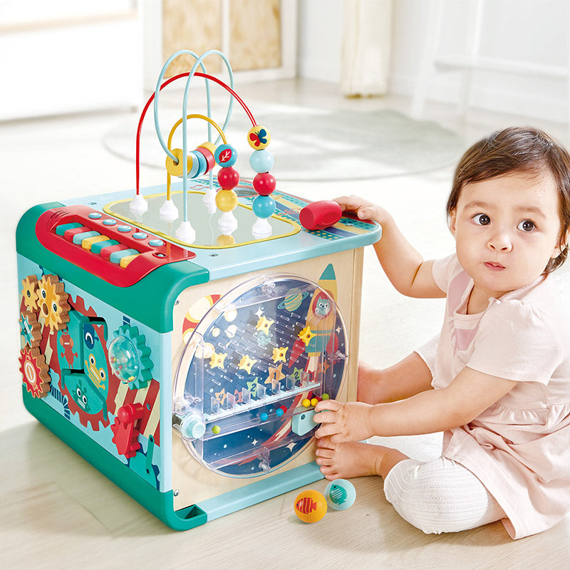 Hape® EXPLORE & LEARN MAGIC ACTIVTY CUBE