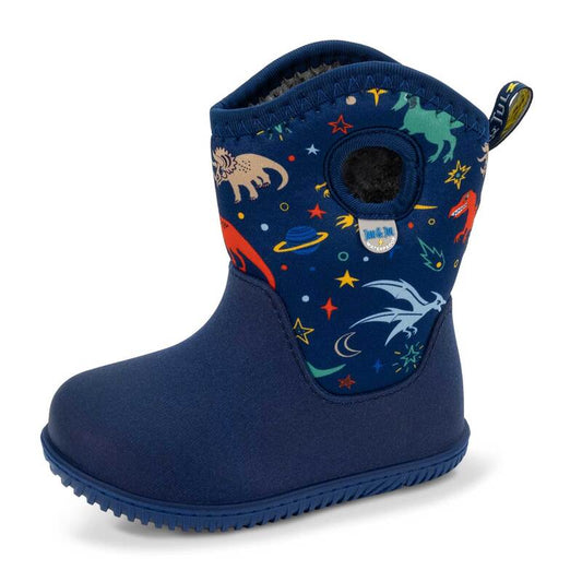 Jan and Jul  | Toasty-Dry Lite Winter Boots Space Dino