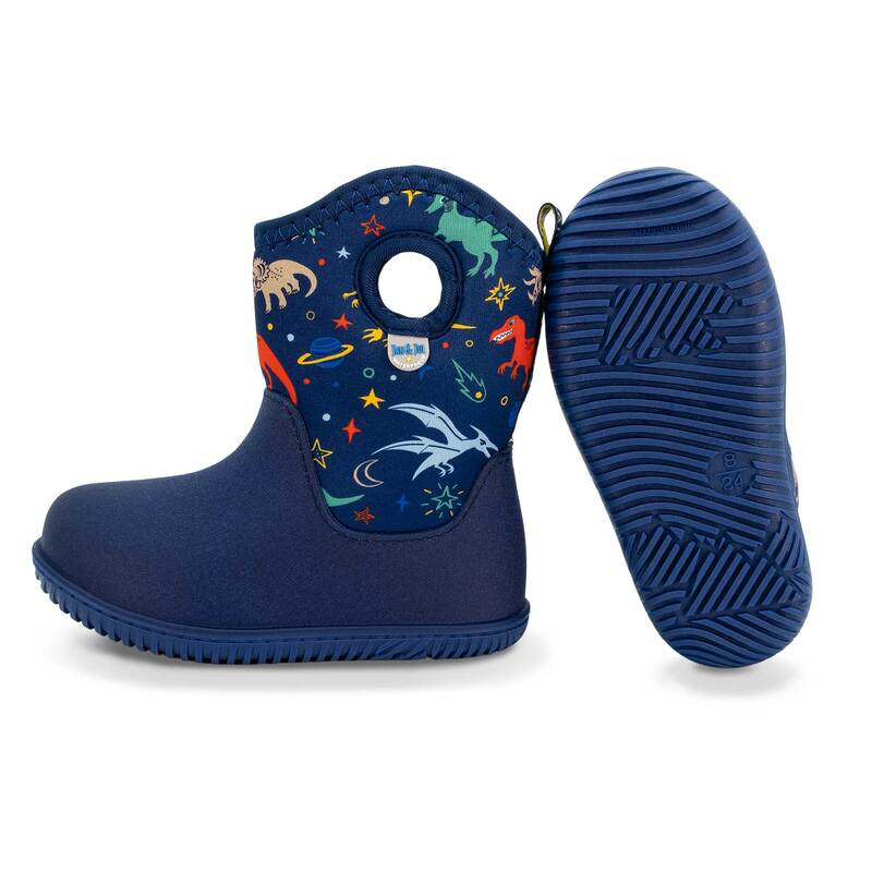 Jan and Jul  | Toasty-Dry Lite Winter Boots Space Dino