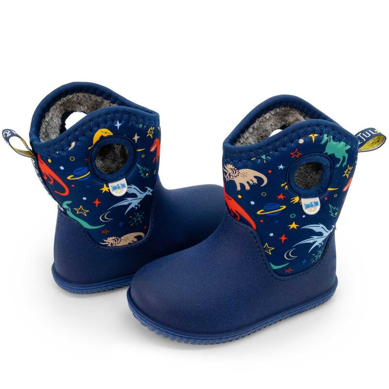 Jan and Jul  | Toasty-Dry Lite Winter Boots Space Dino