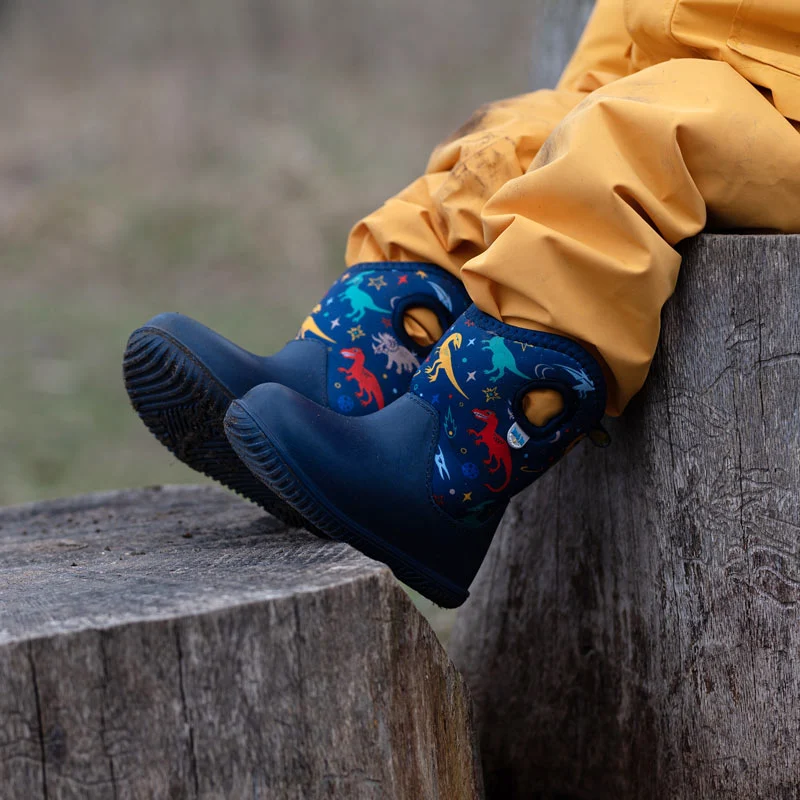 Jan and Jul  | Toasty-Dry Lite Winter Boots Space Dino