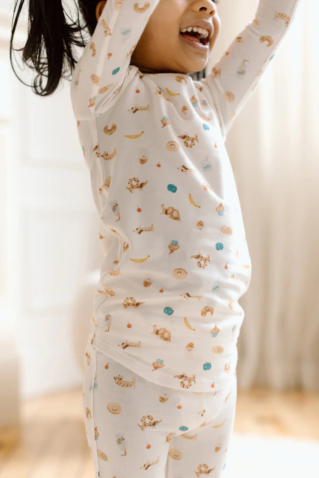 LOULOU LOLLIPOP 2-pc Pajama Set - French Breakfast