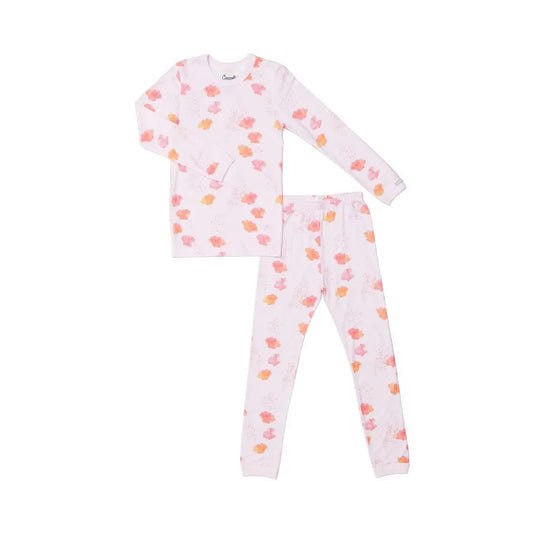 Coccoli LS MODAL Pajamas  Seashells On Pink