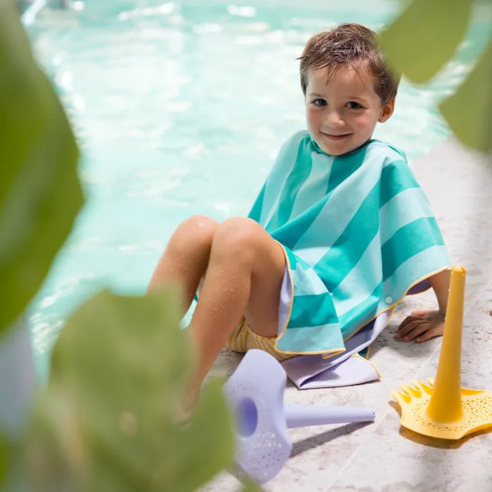 QUUT Beach/Bath Poncho - Lagoon