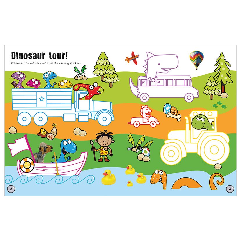 MAKE BELIEVE IDEAS - Ultimate Sticker File Dinosaurs - PB
