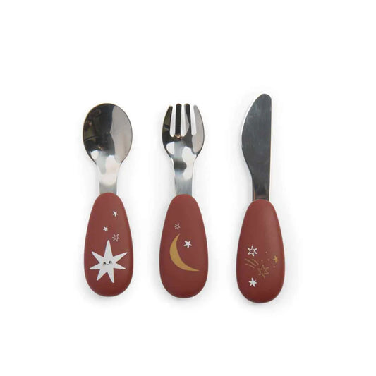 Moulin Roty APRES LA PLUIE - SET OF CUTLERY
