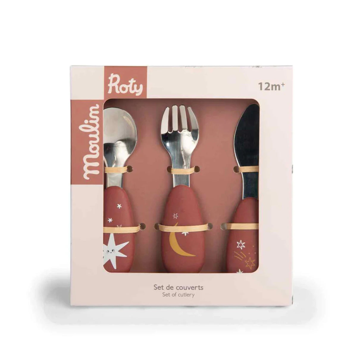 Moulin Roty APRES LA PLUIE - SET OF CUTLERY