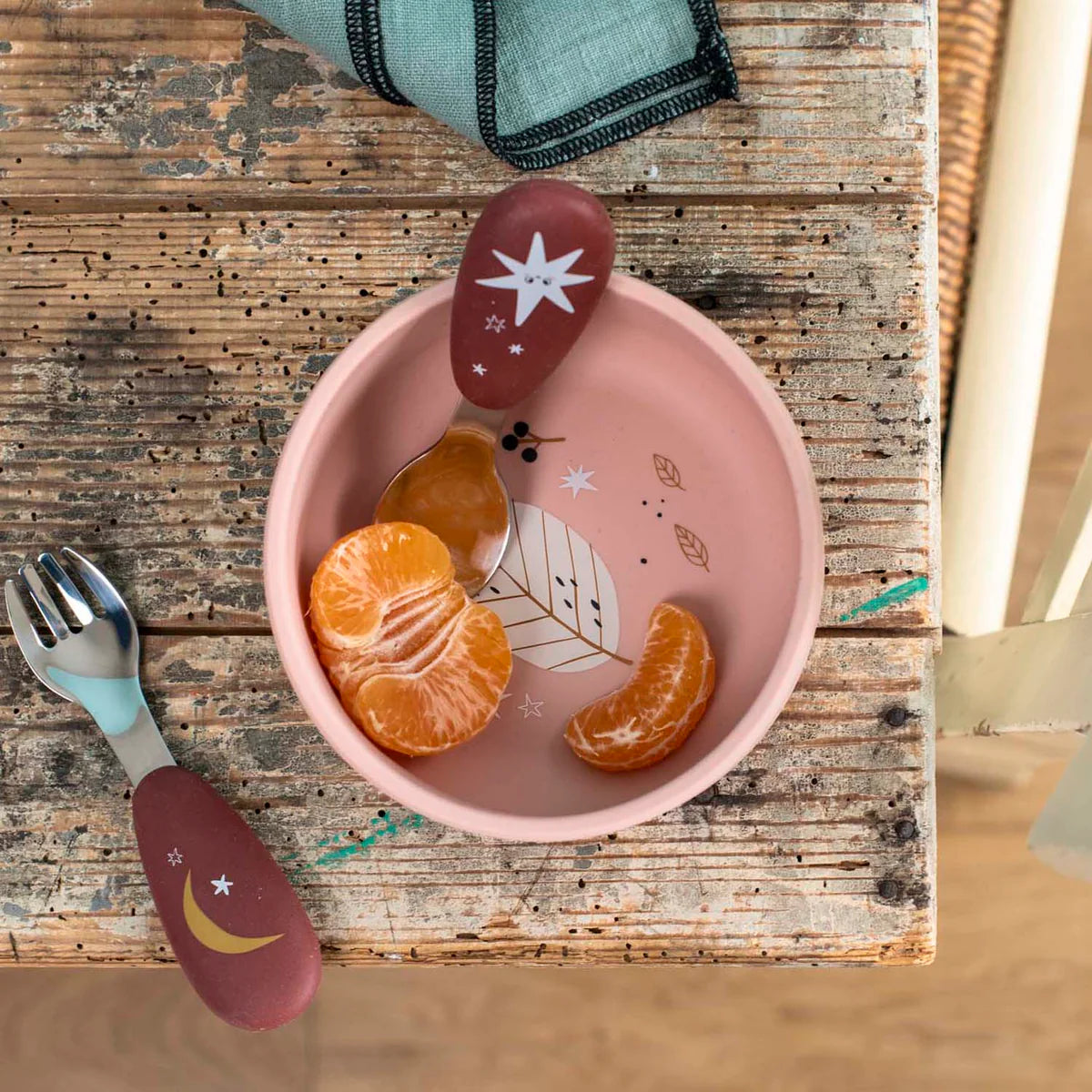 Moulin Roty APRES LA PLUIE - SET OF CUTLERY